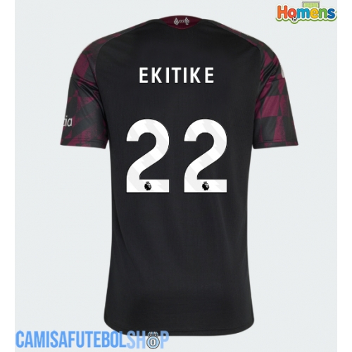 Camisa de time de futebol Liverpool Hugo Ekitike #22 Replicas 3º Equipamento 2026-27 Manga Curta